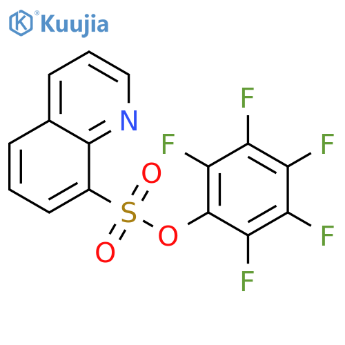 2,3,4,5,6-Pentafluorophenyl 8-quinolinesulfonate structure