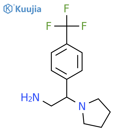 2-PYRROLIDINYL-2-4-(TRIFLUOROMETHYL)PHENYLETHYLAMINE structure