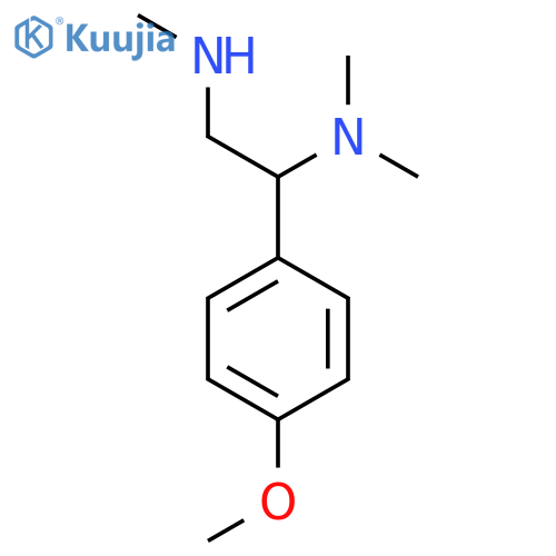 2-(dimethylamino)-2-(4-methoxyphenyl)ethyl(methyl)amine structure