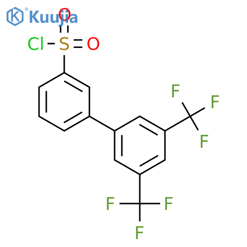 (3-3,5-Bis(trifluoromethyl)phenylphenyl)sulfonylchloride structure