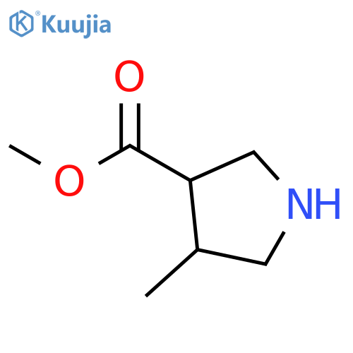 Methyl 4-methylpyrrolidine-3-carboxylate structure