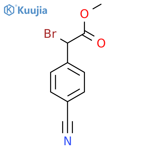 methyl 2-bromo-2-(4-cyanophenyl)acetate structure