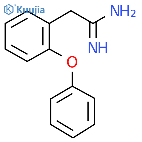 2-(2-phenoxyphenyl)ethanimidamide structure