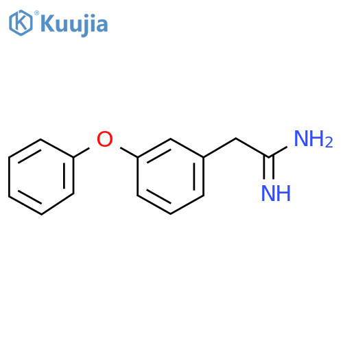 2-(3-phenoxyphenyl)ethanimidamide structure