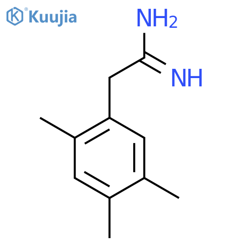 2-(2,4,5-trimethylphenyl)ethanimidamide structure