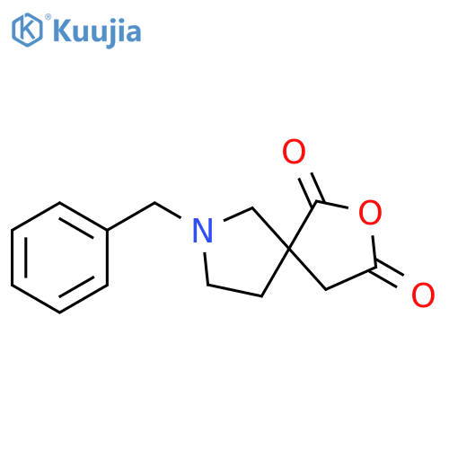 2-Oxa-7-azaspiro[4.4]nonane-1,3-dione, 7-(phenylmethyl)- structure