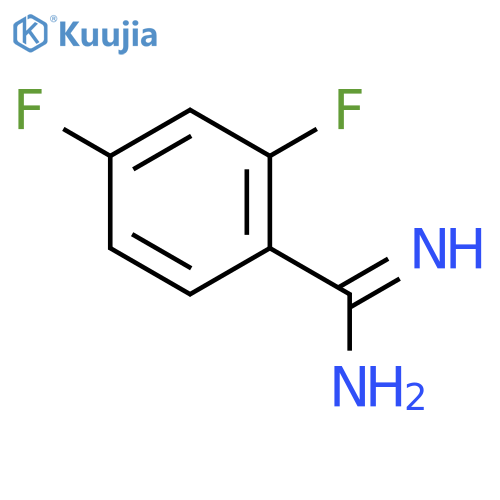 2,4-difluoro-benzamidine structure