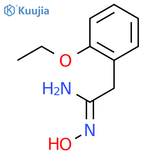 2-(2-ETHOXY-PHENYL)-N-HYDROXY-ACETAMIDINE structure