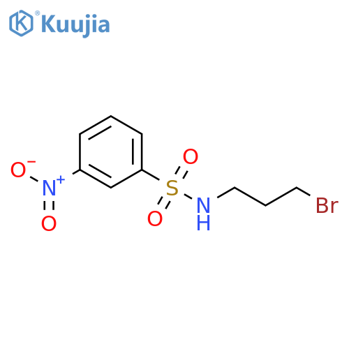 Benzenesulfonamide, N-(3-bromopropyl)-3-nitro- structure