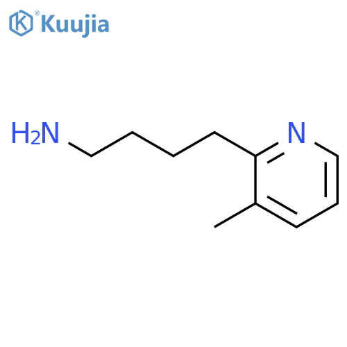 4-(3-methylpyridin-2-yl)butan-1-amine structure