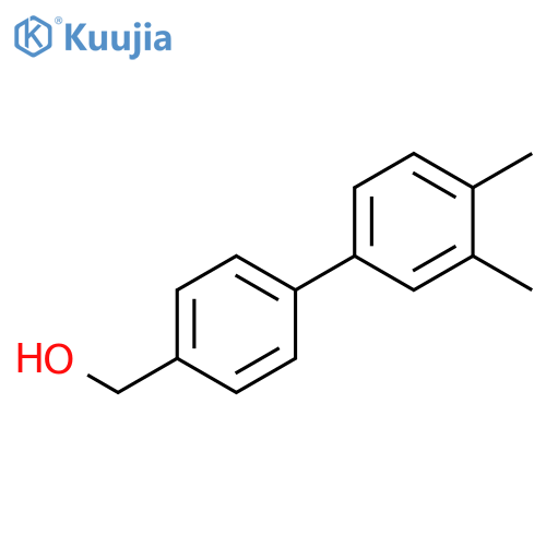 [1,1'-Biphenyl]-4-methanol,3',4'-dimethyl- structure