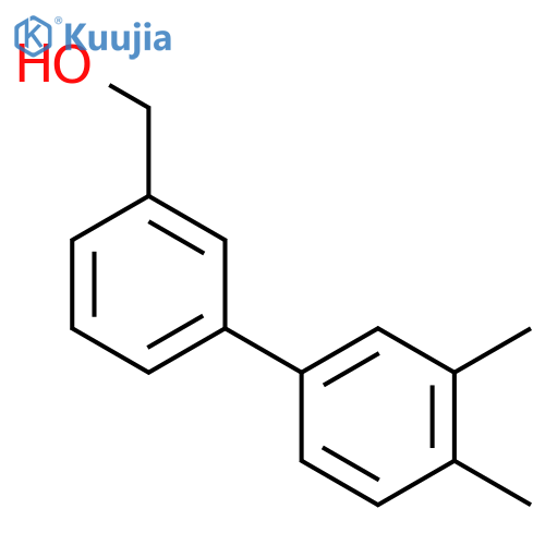 [1,1'-Biphenyl]-3-methanol,3',4'-dimethyl- structure
