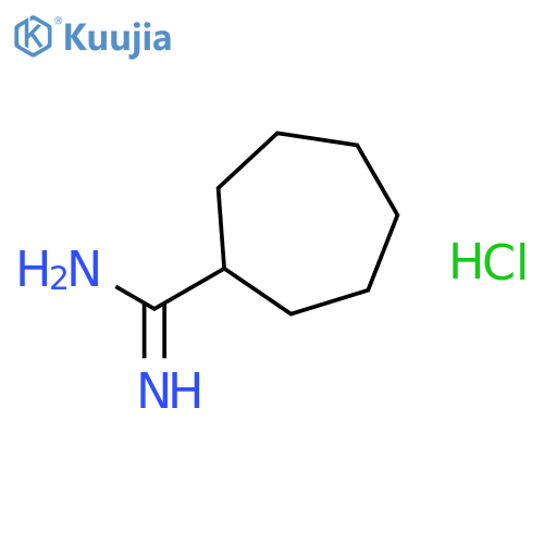 Cycloheptanecarboximidamide structure