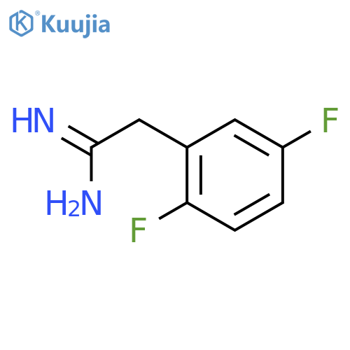 2-(2,5-difluorophenyl)ethanimidamide structure