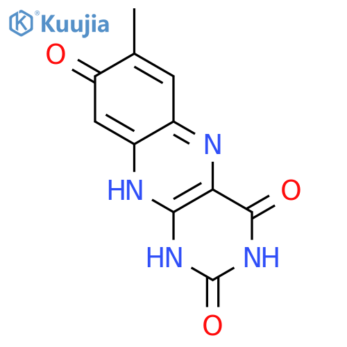 Benzo[g]pteridine-2,4,8(1H,3H,10H)-trione, 7-methyl- structure