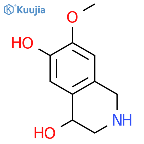 4,6-ISOQUINOLINEDIOL, 1,2,3,4-TETRAHYDRO-7-METHOXY- structure