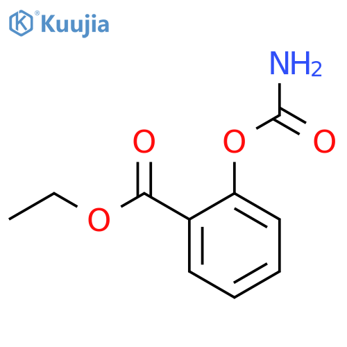 ethyl 2-(carbamoyloxy)benzoate structure