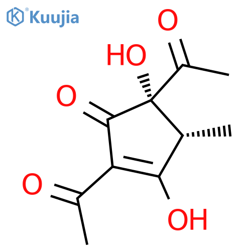 2-CYCLOPENTEN-1-ONE, 2,5-DIACETYL-3,5-DIHYDROXY-4-METHYL-, (4R,5S)- structure