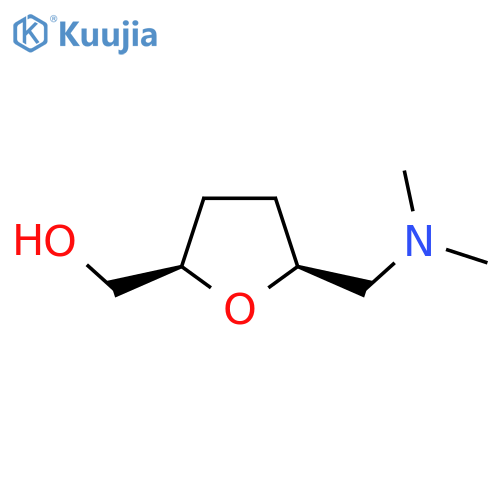rac-[(2R,5S)-5-[(dimethylamino)methyl]oxolan-2-yl]methanol structure