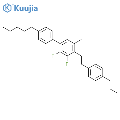 1,1'-BIPHENYL, 2,3-DIFLUORO-5-METHYL-4'-PENTYL-4-[2-(4-PROPYLPHENYL)ETHYL]- structure