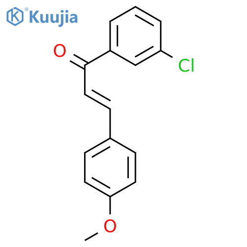 2-PROPEN-1-ONE, 1-(3-CHLOROPHENYL)-3-(4-METHOXYPHENYL)-, (2E)- structure