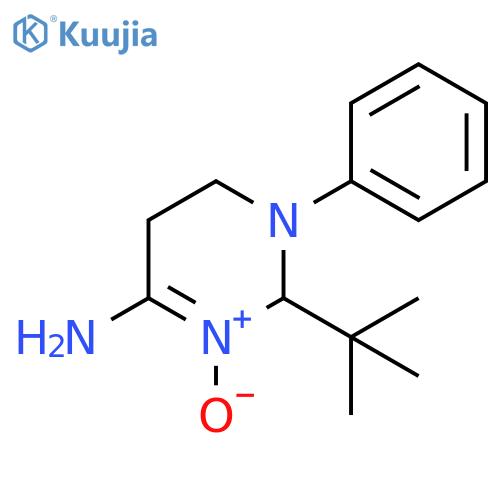 4-Pyrimidinamine, 2-(1,1-dimethylethyl)-1,2,5,6-tetrahydro-1-phenyl-,3-oxide structure