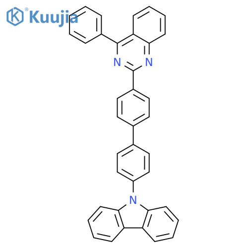 9H-Carbazole, 9-[4'-(4-phenyl-2-quinazolinyl)[1,1'-biphenyl]-4-yl]- structure