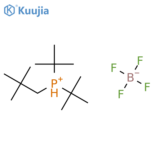 Di-tert-butyl(neopentyl)phosphonium tetrafluoroborate structure
