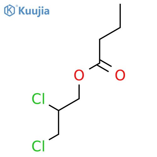 Butanoic acid, 2,3-dichloropropyl ester structure