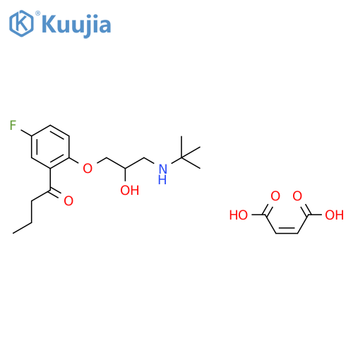Butofilolol maleate structure