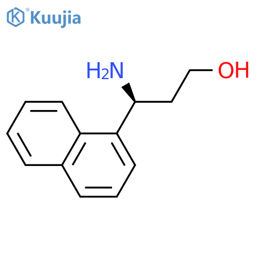 (3S)-3-amino-3-(naphthalen-1-yl)propan-1-ol structure