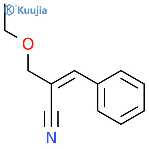 2-PROPENENITRILE, 2-(ETHOXYMETHYL)-3-PHENYL- structure
