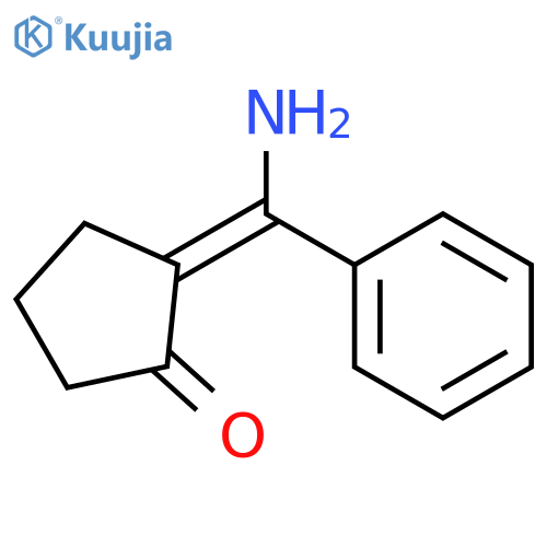 CYCLOPENTANONE, 2-(AMINOPHENYLMETHYLENE)- structure