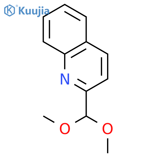 Quinoline, 2-(dimethoxymethyl)- structure