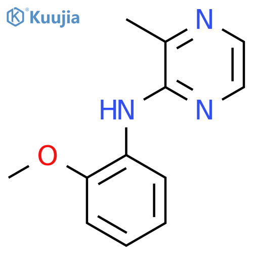 (2-Methoxy-phenyl)-(3-methyl-pyrazin-2-yl)-amine structure