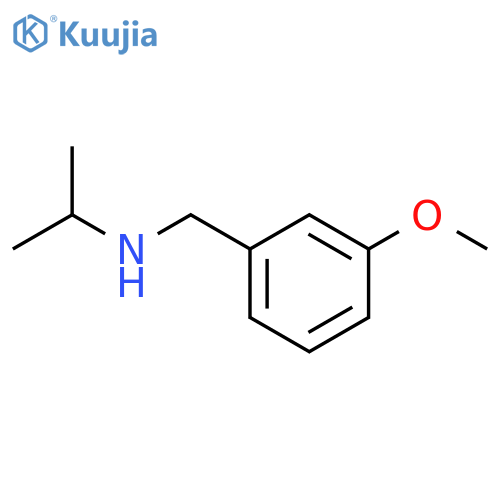 (3-methoxyphenyl)methyl(propan-2-yl)amine structure