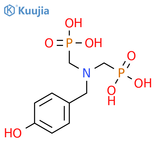 Phosphonic acid, [[[(4-hydroxyphenyl)methyl]imino]bis(methylene)]bis- structure