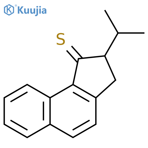 1H-BENZ[E]INDENE-1-THIONE, 2,3-DIHYDRO-2-(1-METHYLETHYL)- structure