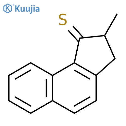 1H-BENZ[E]INDENE-1-THIONE, 2,3-DIHYDRO-2-METHYL- structure
