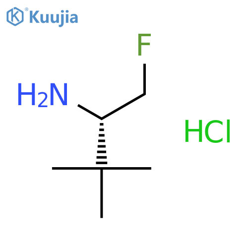 2-BUTANAMINE, 1-FLUORO-3,3-DIMETHYL-, HYDROCHLORIDE, (2S)- structure