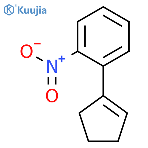 BENZENE, 1-(1-CYCLOPENTEN-1-YL)-2-NITRO- structure