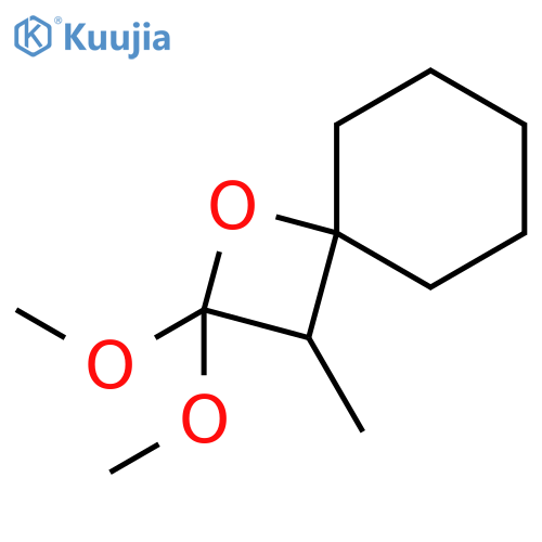 1-Oxaspiro[3.5]nonane, 2,2-dimethoxy-3-methyl- structure