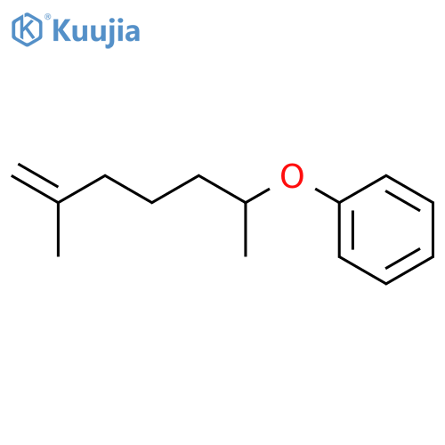 Benzene, [(1,5-dimethyl-5-hexenyl)oxy]- structure