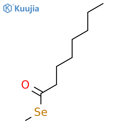 Octaneselenoic acid, Se-methyl ester structure