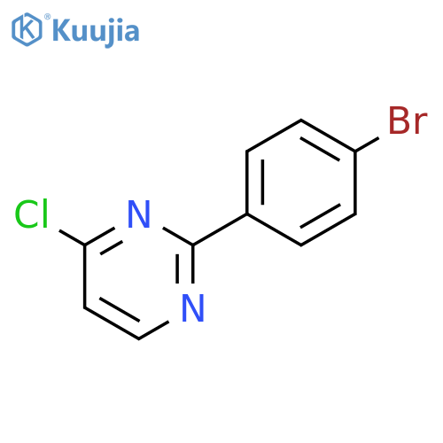 2-(4-Bromophenyl)-4-chloropyrimidine structure