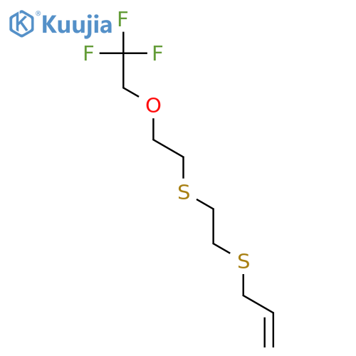 1-Propene, 3-[[2-[[2-(2,2,2-trifluoroethoxy)ethyl]thio]ethyl]thio]- structure