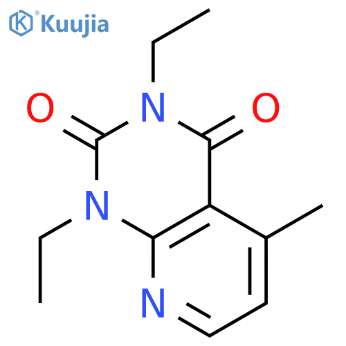Pyrido[2,3-d]pyrimidine-2,4(1H,3H)-dione, 1,3-diethyl-5-methyl- structure