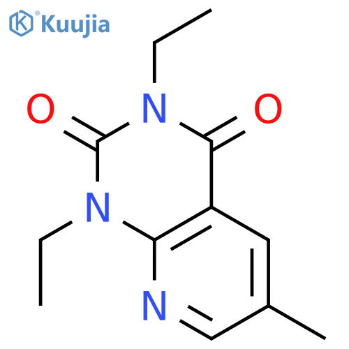 Pyrido[2,3-d]pyrimidine-2,4(1H,3H)-dione, 1,3-diethyl-6-methyl- structure