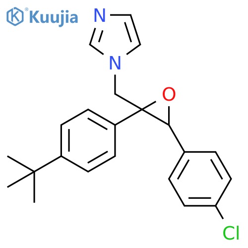 1H-Imidazole,1-[[3-(4-chlorophenyl)-2-[4-(1,1-dimethylethyl)phenyl]oxiranyl]methyl]- structure