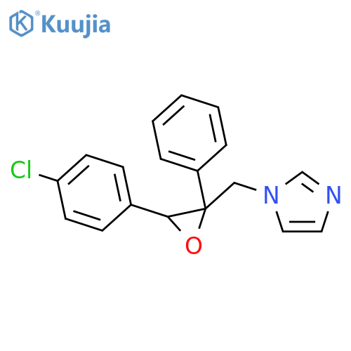 1H-Imidazole, 1-[[3-(4-chlorophenyl)-2-phenyloxiranyl]methyl]- structure